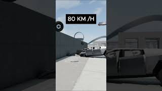 Tesla Cyber Truck Crash Test Beamng Drive shorts [upl. by Ahsinned]