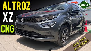 Tata Altroz XZ CNG 2023 Model Review 🔥 Price Features Boot Space Engine amp All Details [upl. by Basilio]