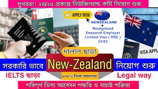 দালাল ছাড়া মাত্র ৭ দিনেই নিউজিল্যান্ড ভিসা success  Newzealand work permit visa 2024 processing [upl. by Mariele]