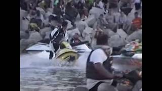 Summerfest Jet Ski Freestyle Competition at Night in Milwaukee WI [upl. by Droffilc276]