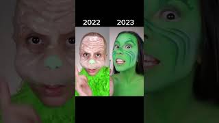 GRINCH 2022 2023  Elis Valeriano natal grinch makeup maquiagem maquiagemartística [upl. by Nnaoj405]