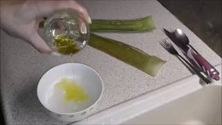 Aloe vera MASK FOR HAIR AND FACE ΜΑΣΚΑ ΓΙΑ ΤΑ ΜΑΛΛΙΑ ΚΑΙ ΤΟ ΠΡΟΣΩΠΟ [upl. by Oaoj]