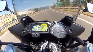 YAMAHA FZ1 FAZER TOP SPEED [upl. by Nylarad785]