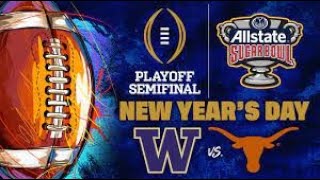 Texas vs Washington College Football Picks Betting Predictions Sugar Bowl 1124 [upl. by Pate]