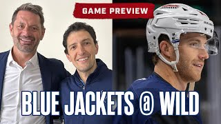 BLUE JACKETS vs WILD 😤 Jody Shelley and Steve Mears Preview the Season Opener 💥 [upl. by Quirita]