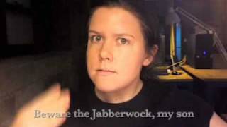 Jabberwocky in cued English with subtitles [upl. by Baxy]