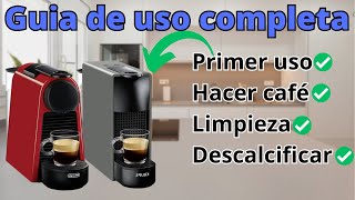 ✅☕ Nespresso ESSENZA MINI TUTORIAL Español ☕✅ [upl. by Ecidnak]