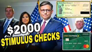 official Approval From Congress  2000 Stimulus Checks Direct Deposits On October 18th For Seniors [upl. by Geno76]