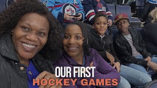 First Hockey Game Experience and Adventures manitobamoose hockeygames winnipeg manitoba canada [upl. by Nnayecats]