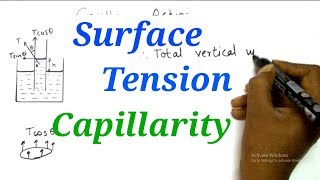 Capillary Action  Derivation amp Numericals  Surface Tension  Physics  HSC 12th Science [upl. by Acissaj91]