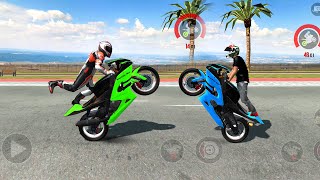 Extreme Motorbikes Impossible Stunts Motorcycle 4  Xtreme Motocross Best Racing Android Gameplay [upl. by Celinka]