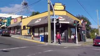 Nanaimo BC  Driving in Downtown  City Centre  Vancouver Island  Western Canada [upl. by Namus785]