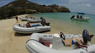 Sandals LaSource Grenada Pilot Your Own Powerboat and Snorkel Tour [upl. by Sirrad]