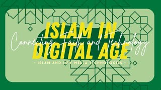 COM168 Infographic Video Poster  Islam in Digital Age Connecting Faith and Technology [upl. by Ecienal]