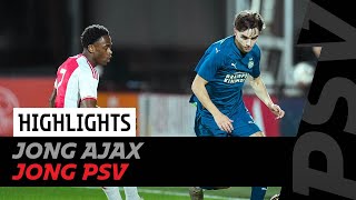 HIGHLIGHTS  Jong PSV ⚔ Jong Ajax [upl. by Drape273]