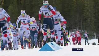 Längdskidor Världscupen Lillehammer 2017  Skiathlon Damer [upl. by Dorinda772]