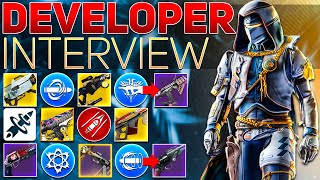 Exotic BUFFS Sandbox Updates amp Enhanceable Perks Developer Interview  Destiny 2 Into The Light [upl. by Eihcir]