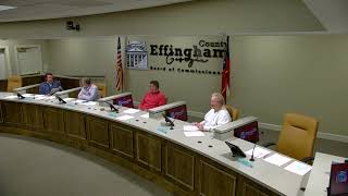 Effingham County Planning Board Work Session December 12 2023 [upl. by Aronas]