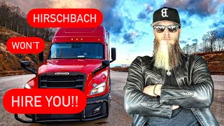 🟥 Hirschbach Isnt Hiring Truck Drivers Anymore [upl. by Holms]