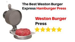 The Best Weston Burger Express Hamburger Press [upl. by Oric]