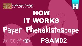 Paper Phenakistoscope PSAM02 How It Works [upl. by Agnella]