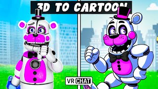 Funtime Freddy BECOMES a Cartoon in VRChat [upl. by Engis]