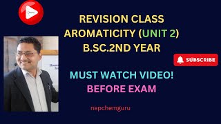 bsc2ndyearchemistryrevisionclass2aromaticityunit2organicchemistry [upl. by Anigar]