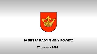 IV sesja Rady Gminy Powidz  transmisja na żywo [upl. by Chita]