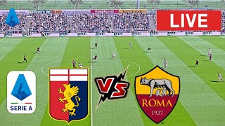 🔴LIVE GENOA VS ROMA I ⚽ITALIASERIE A 2024 PARTITA COMPLETA🏆STREAMING IN DIRETTA OGGI [upl. by Aneleh]