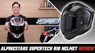 Alpinestars Supertech R10 Helmet Review at SpeedAddictscom [upl. by Adyeren515]