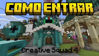 COMO ENTRAR NO SERVIDOR DA CREATIVE SQUAD 4 [upl. by Enilarac]