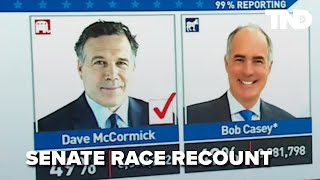 Pennsylvania Senate race recount [upl. by Anirec852]