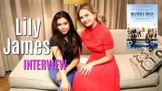 Sophia Grace Interviews Mamma Mia 2 Star Lily James  Teen Advice [upl. by Mahon]