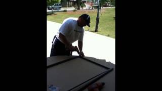 Pool Fence Self Closing Gate Assembly Magnalatch How to Put Together Part 1 [upl. by Laurens]