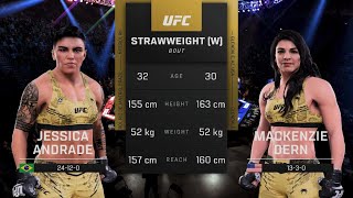 Jessica Andrade Vs Mckenzie Dern Ko [upl. by Tommy]