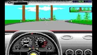 Test Drive II The Duel  California Challenge PCDOS Accolade 1989 [upl. by Nonek943]