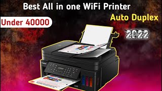 Best All in One Printer 2022 Canon Pixma G7070 WiFi All in One Printer Review Hindi  PhotoStudio [upl. by Elicec555]