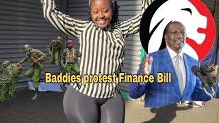 Kenyans Protest Finance Bill 2024 Reactions [upl. by Harutak]