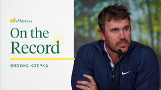 Brooks Koepka Is Ready For His Masters Moment [upl. by Odlabu]