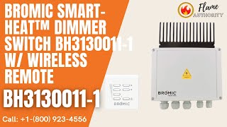 Bromic SmartHeat Dimmer Switch w Wireless Remote  BH31300111 [upl. by Ailliw434]