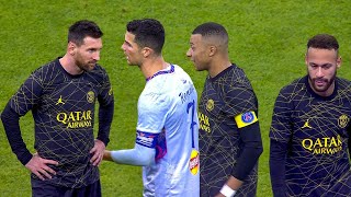 Messi Neymar and Mbappe Destroying Cristiano Ronaldo and Riyadh AllStar  2023 [upl. by Suzette622]