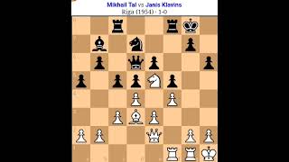 Mikhail Tal vs Janis klavnis Tal chess game Tal life beat game Tal attacking game [upl. by Toy763]