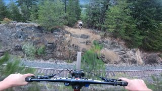 Whistler train gap POV 2018 [upl. by Luhey560]