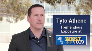 Fabian Plath of Tyto Athene successfully rebrands company image while exhibiting at WEST 2019 [upl. by Leopoldine]