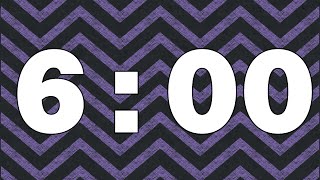 600 Purple Chevron Chalkboard Countdown Timer [upl. by Baynebridge]