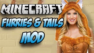 Minecraft Tails amp Furries Mod  FOX DRAGON LIZARD amp DEVIL TAILS [upl. by Gratt]