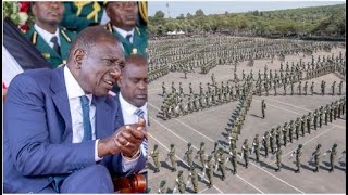 President Ruto enjoys beautiful silent drill during NYS 88th passout parade in Gilgil [upl. by Abert]