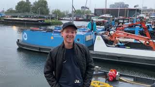 Vlog 62 Rudy amp Cor VERSTEKELING AAN BOORD En hoe vis je eieren uit de grachten van Amsterdam [upl. by Ynaffit]