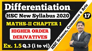 Differentiation Ex15 Part 17 MathsII 12th New Syllabus 2021 Higher Order Derivatives Dinesh Sir [upl. by Kcirttap]