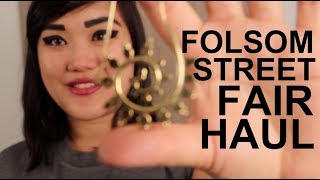 Folsom Street Fair Fashion Haul  SOME FAIR FOOTAGE [upl. by Schulein]